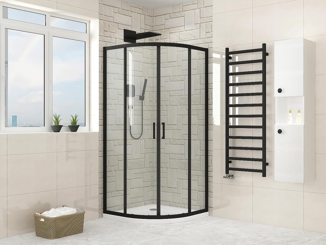 Modern shower enclosure